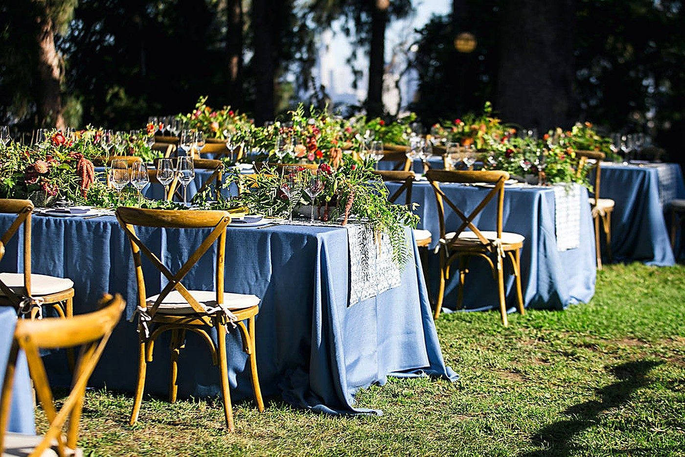 Reception tablescape & centerpieces
