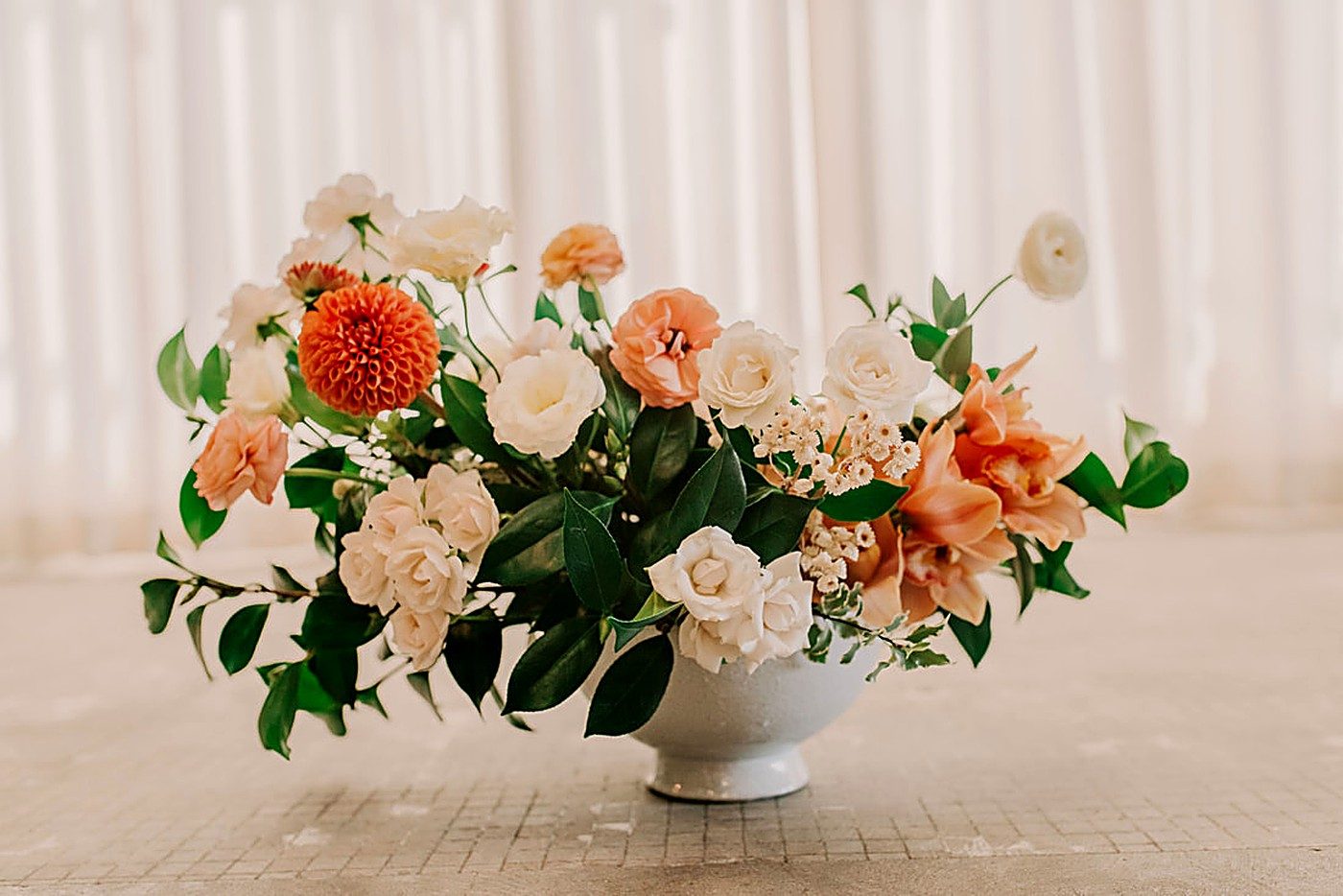 Reception tablescape & centerpieces