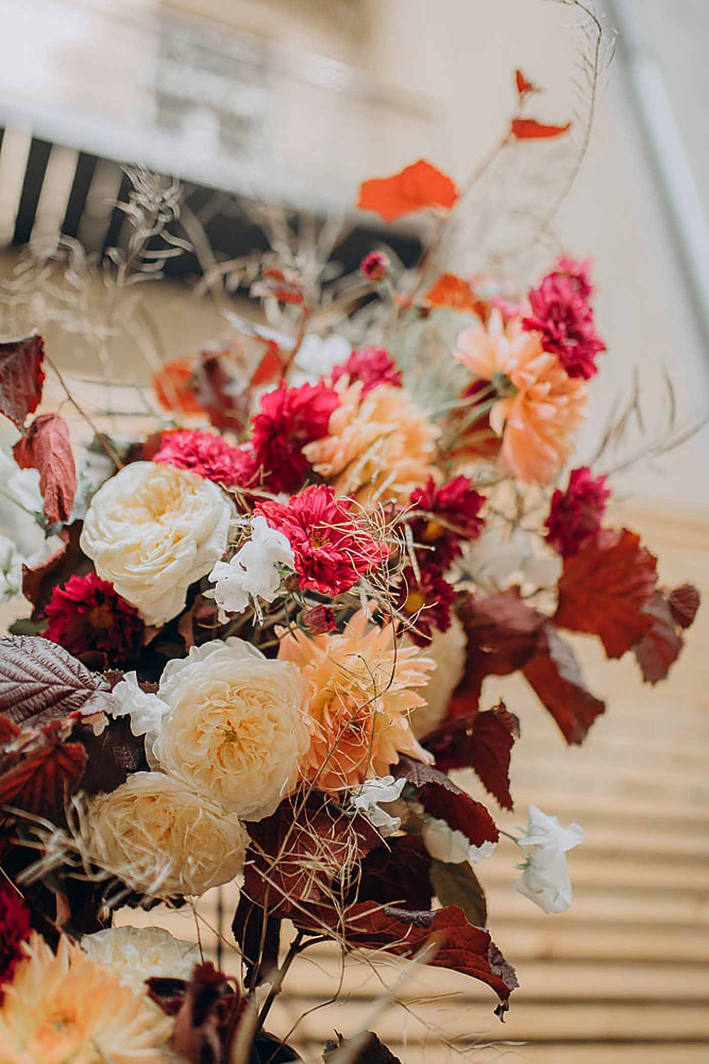 Reception tablescape & centerpieces