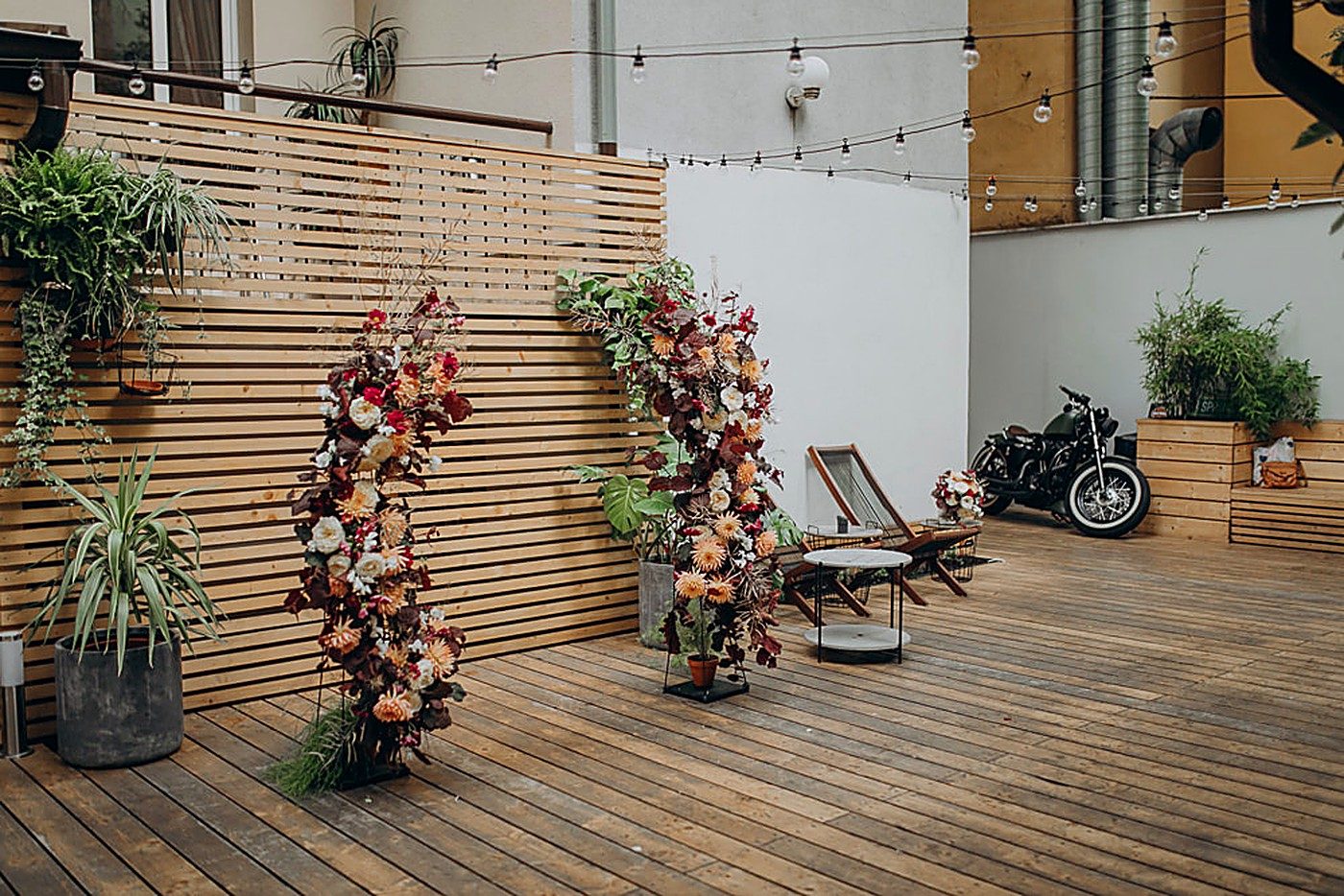 Wedding florals by The Velvet Poppy