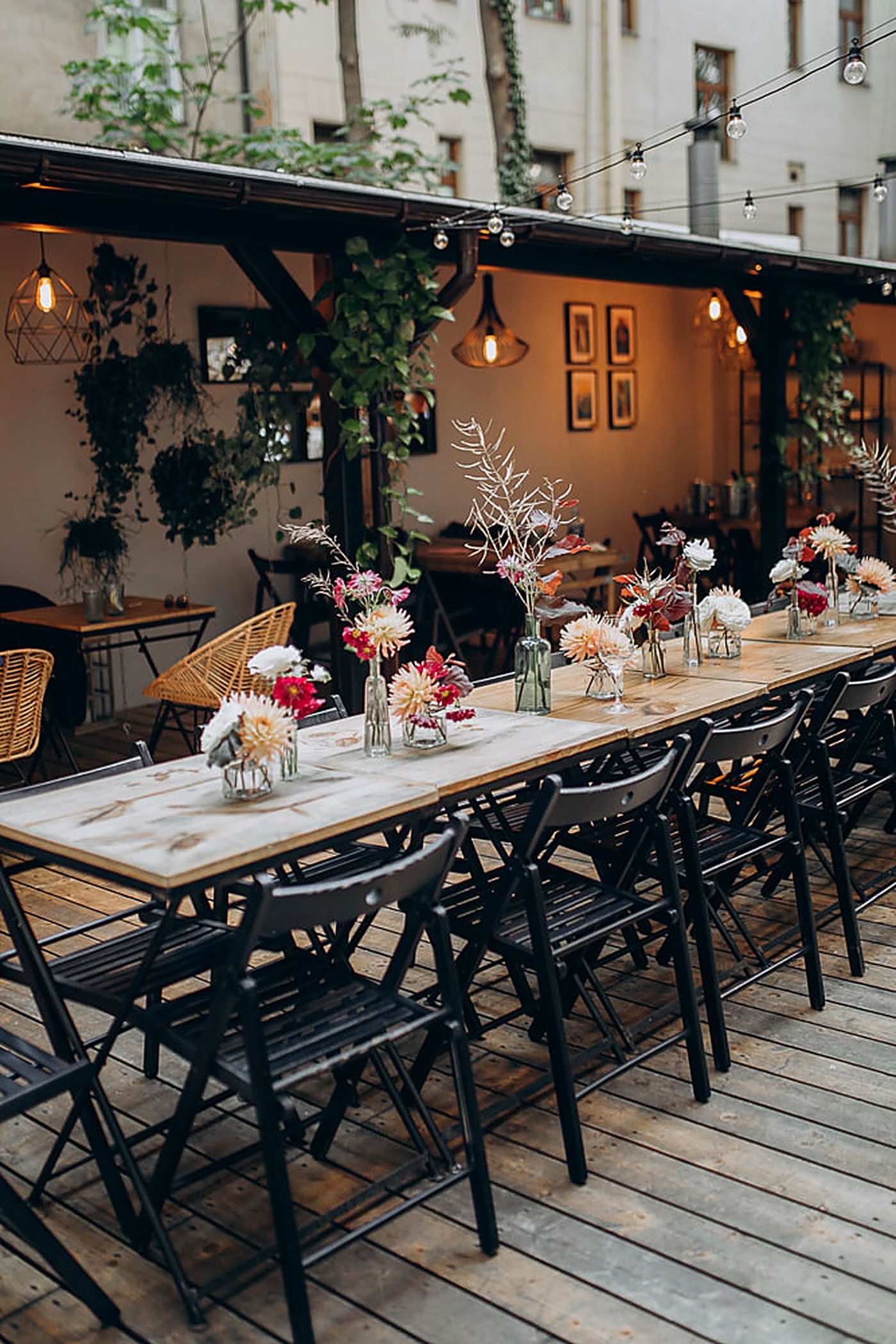 Reception tablescape & centerpieces