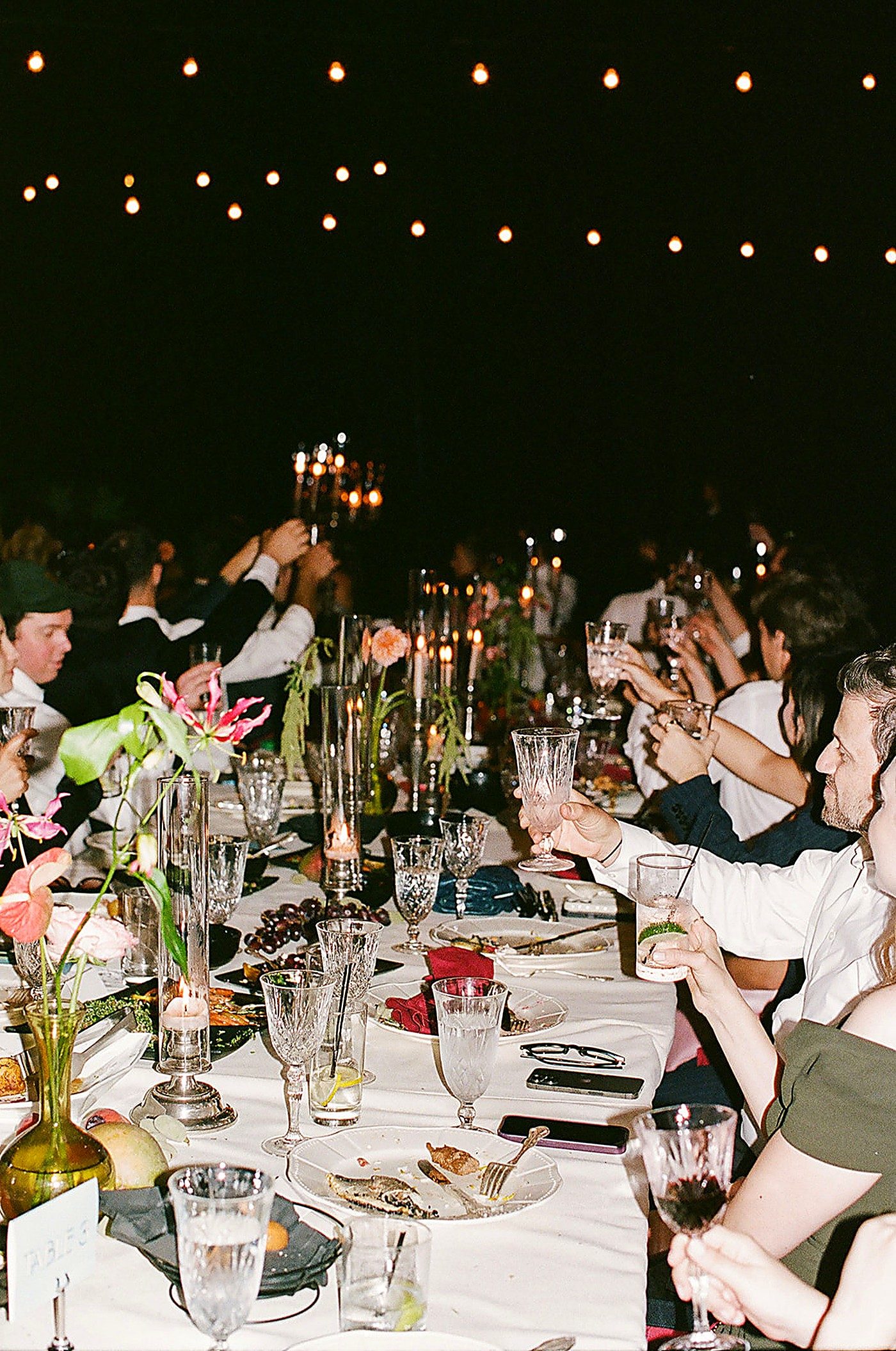 Reception tablescape & centerpieces