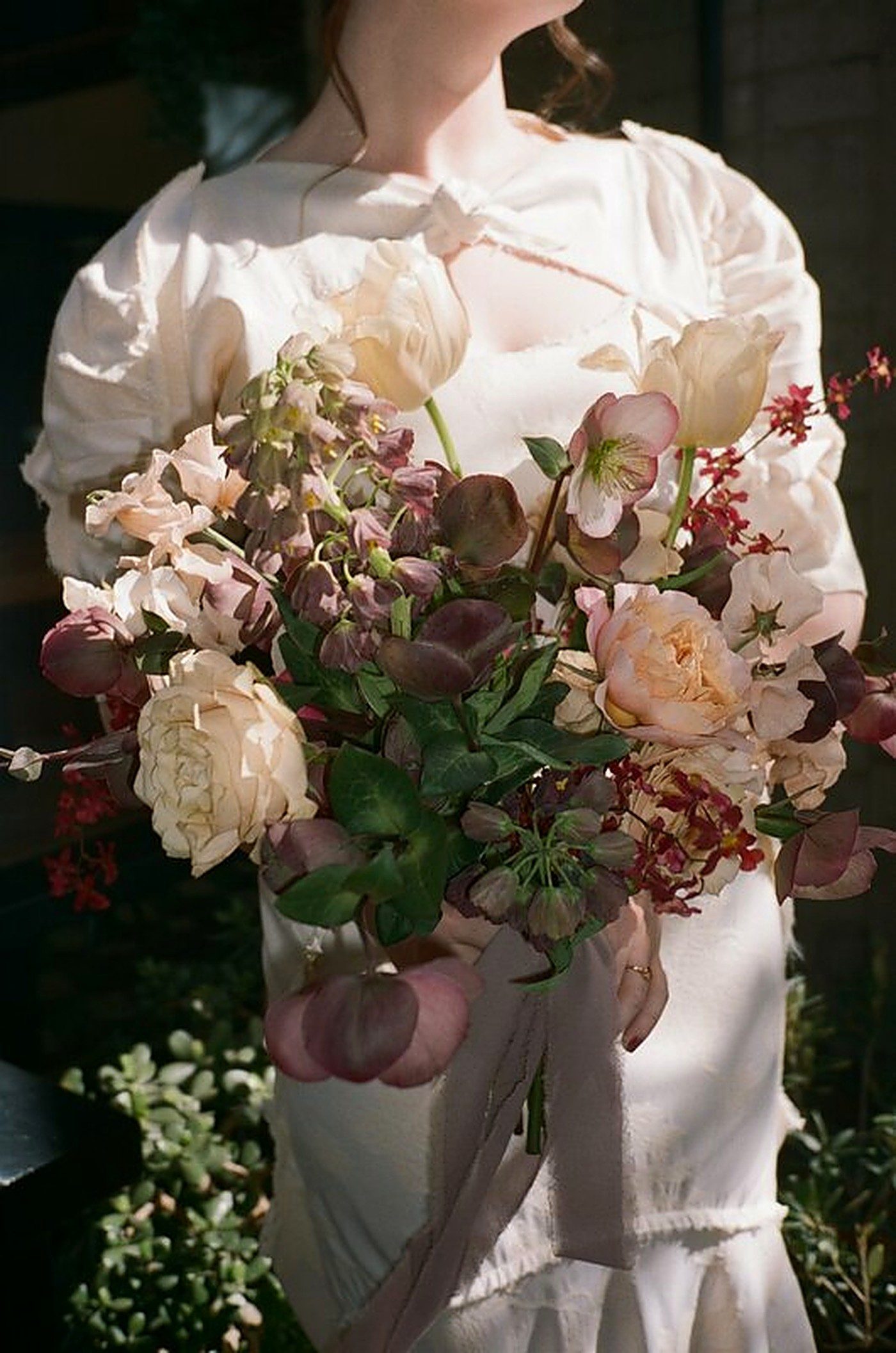 Bridal bouquet & handheld florals